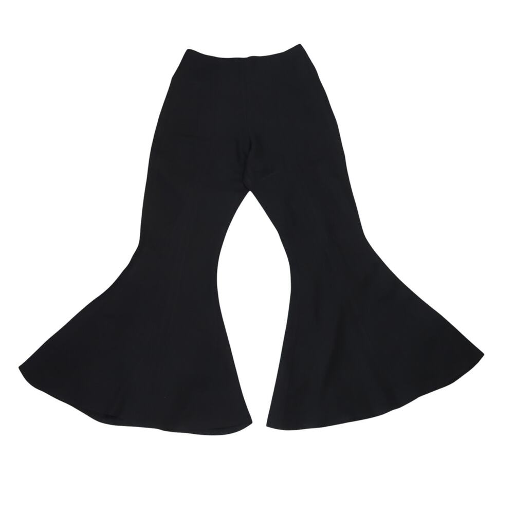 Vintage 90s Black High Rise Bell Bottom Flare Pants 4